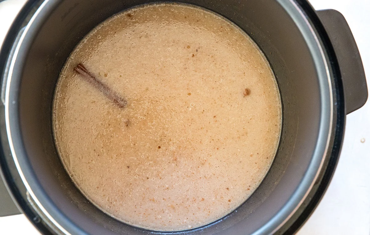 How to make easy rice pudding in the pressure cooker