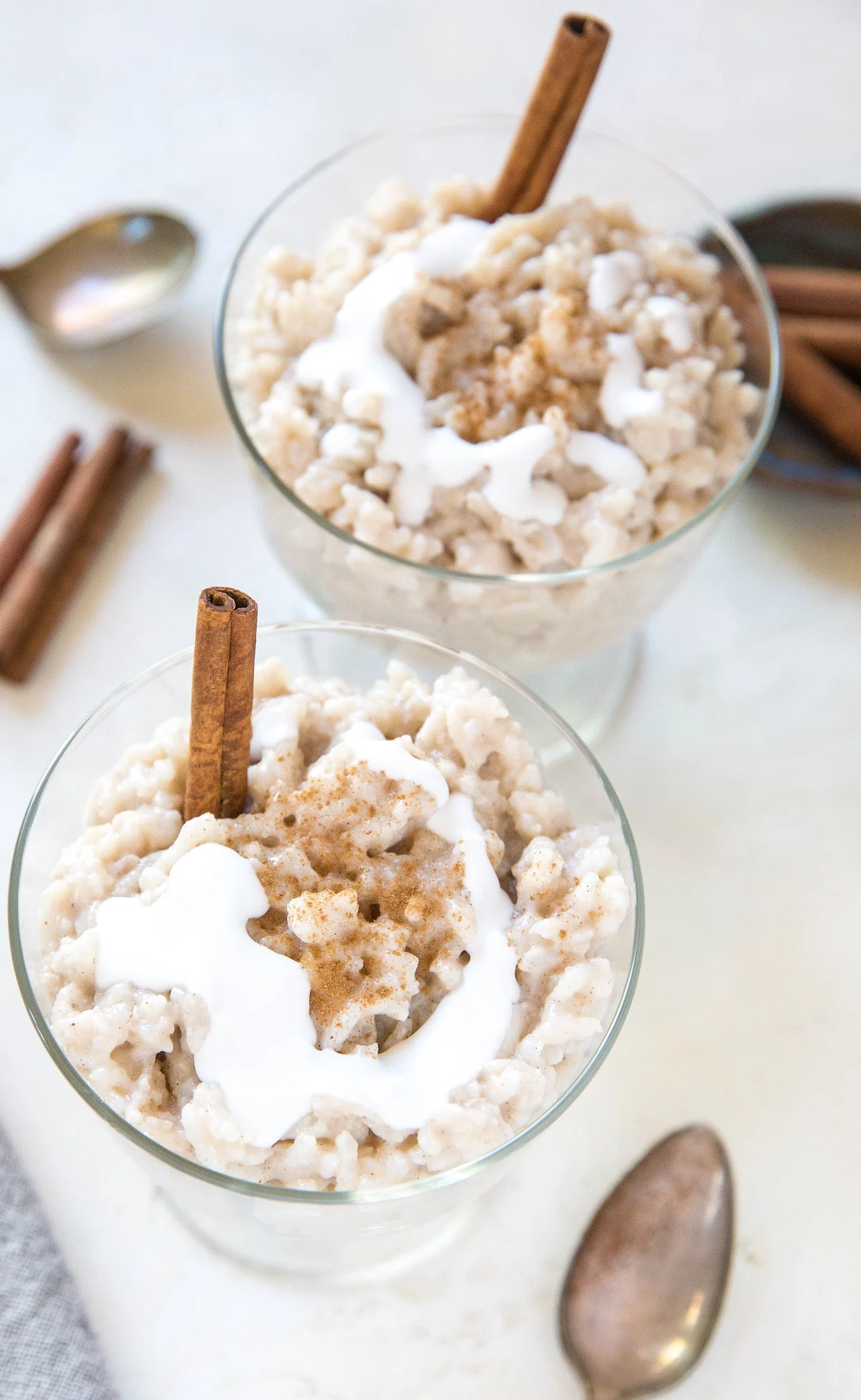 Instant Pot Rice Pudding Recipe made dairy-free using coconut milk (arroz con leche de coco)