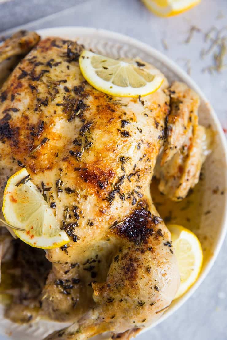 Garlic Herb Rotisserie Chicken