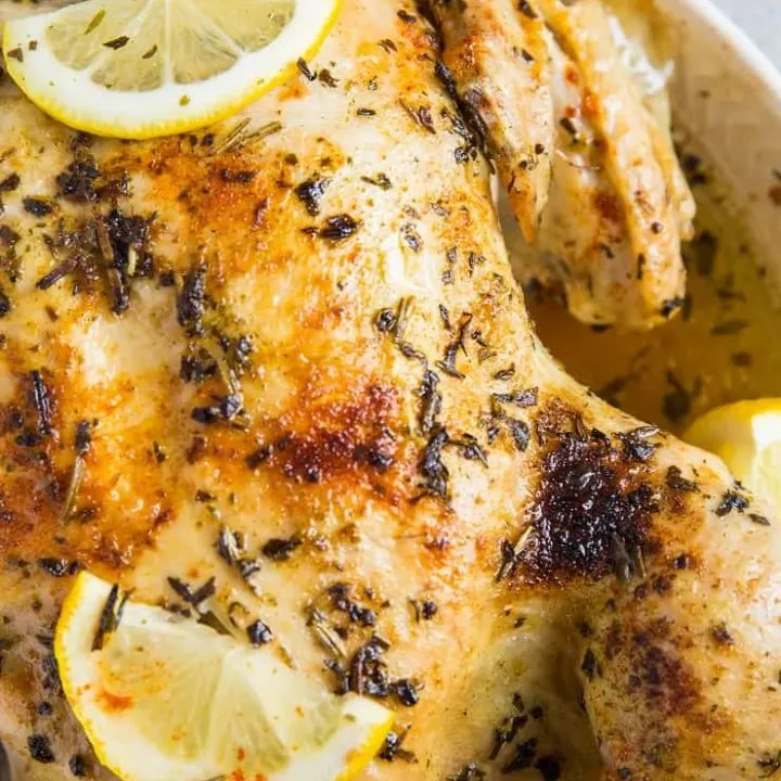 Instant Pot Garlic Herb Rotisserie Chicken