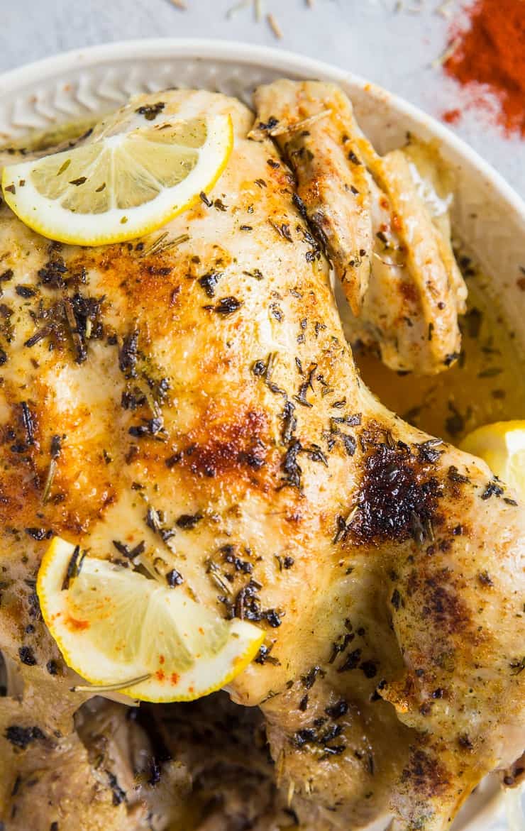 Garlic Herb Rotisserie Chicken