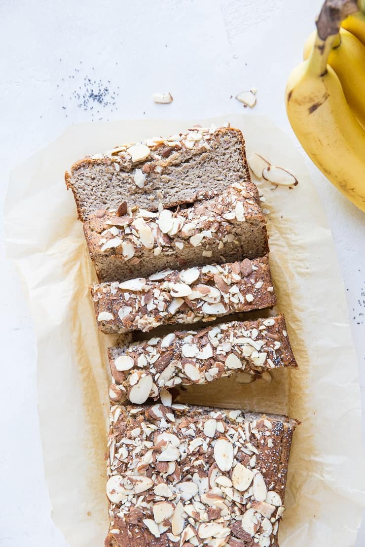 Grain-Free Paleo Poppy Seed Almond Banana Bread