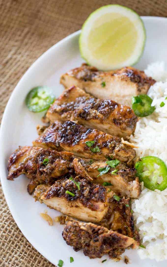 Easy Grilled Jamaican Jerk Chicken