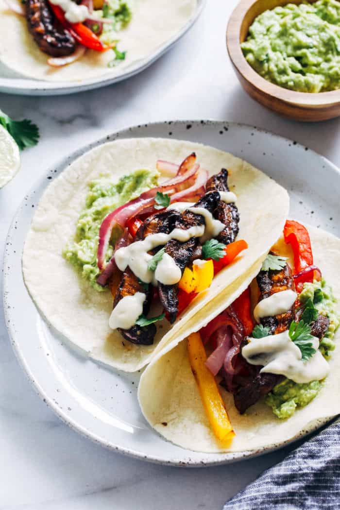 Grilled Portobello Mushroom Fajitas