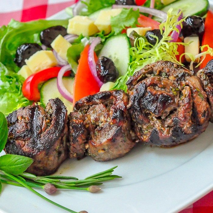 Herb and Garlic Rolled Steak Medallions