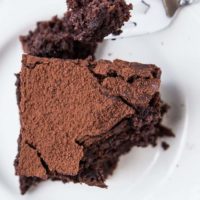 Gluten-Free Sourdough Chocolate Cake - dairy-free chocolate cake recipe made with sourdough discard