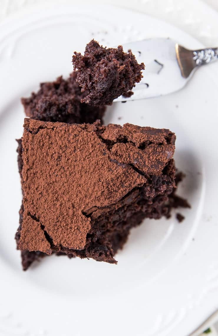 Gluten-Free Sourdough Chocolate Cake - dairy-free chocolate cake recipe made with sourdough discard