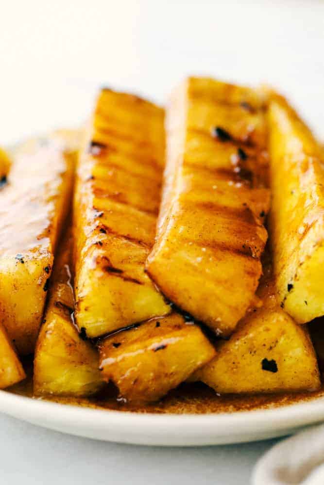 Caramelized Grilled Pineapple