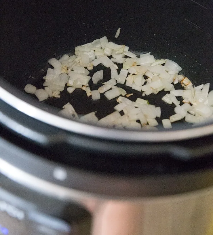 Onion in an instant pot