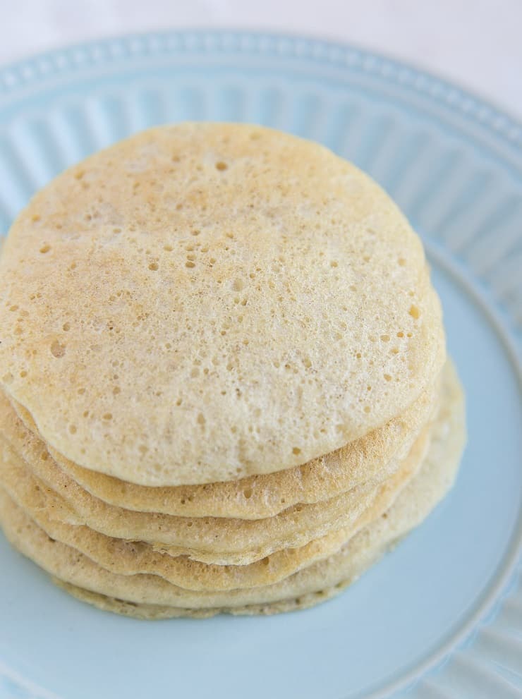 Easy Instant Sourdough Pancakes - no additional flour or waiting for the batter to sit overnight