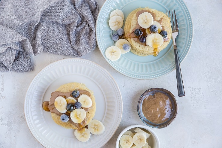 Instant Sourdough Pancakes with sourdough discard only. No added flour, no need to let the batter rest overnight