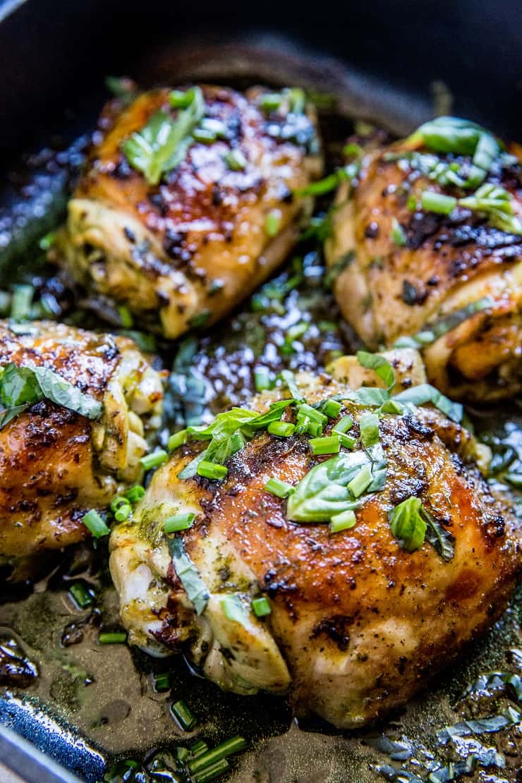 Basil Crispy Baked Chicken - The Roasted Root