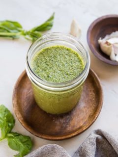 Basil Marinade for Chicken, Beef, Seafood and Pork - only a few ingredients for a fresh, amazing marinade - use it for grilling, roasting or smoking animal protein