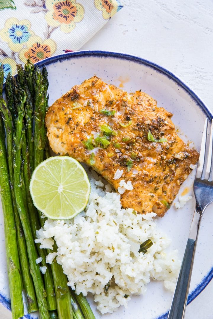 Chili Lime Baked Cod