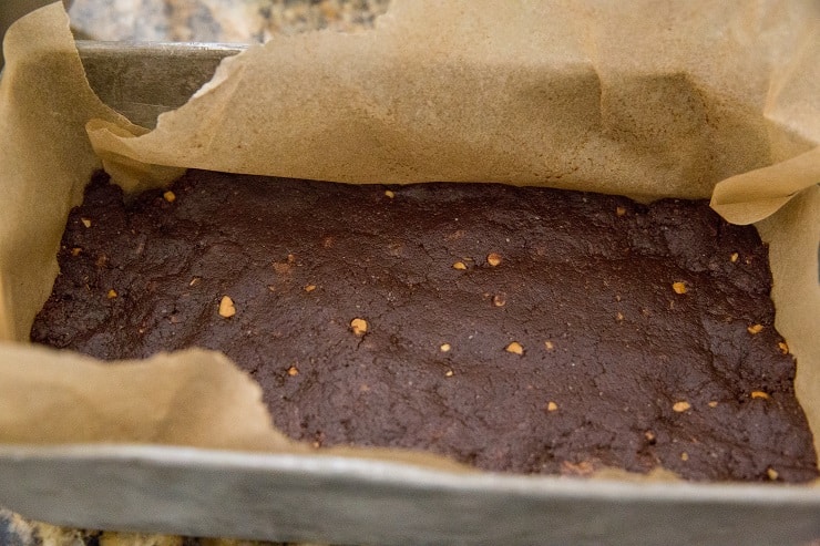 Peanut Butter Vegan Brownies