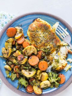 Easy Baked Cod Recipe with turmeric and paprika