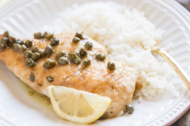 Quick and easy gluten-free chicken piccata