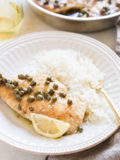 Gluten-Free Chicken Piccata - a quick and easy recipe for chicken piccata