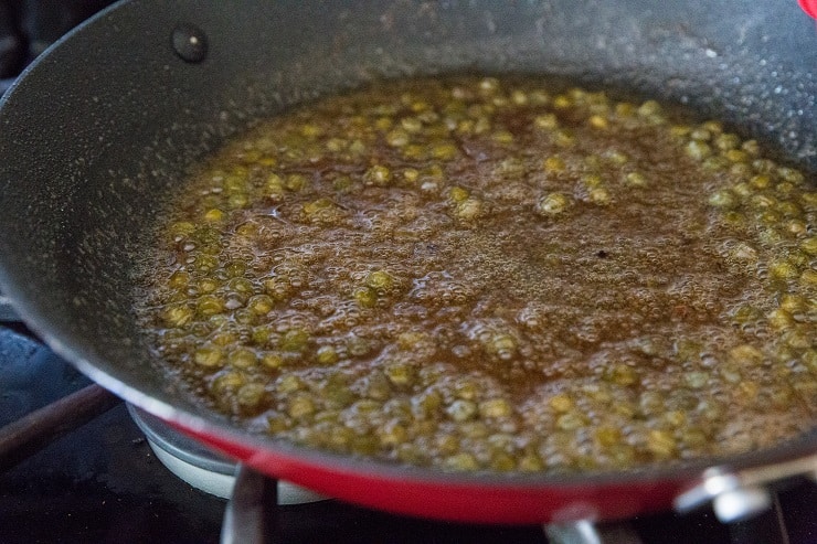 Caper sauce for chicken piccata