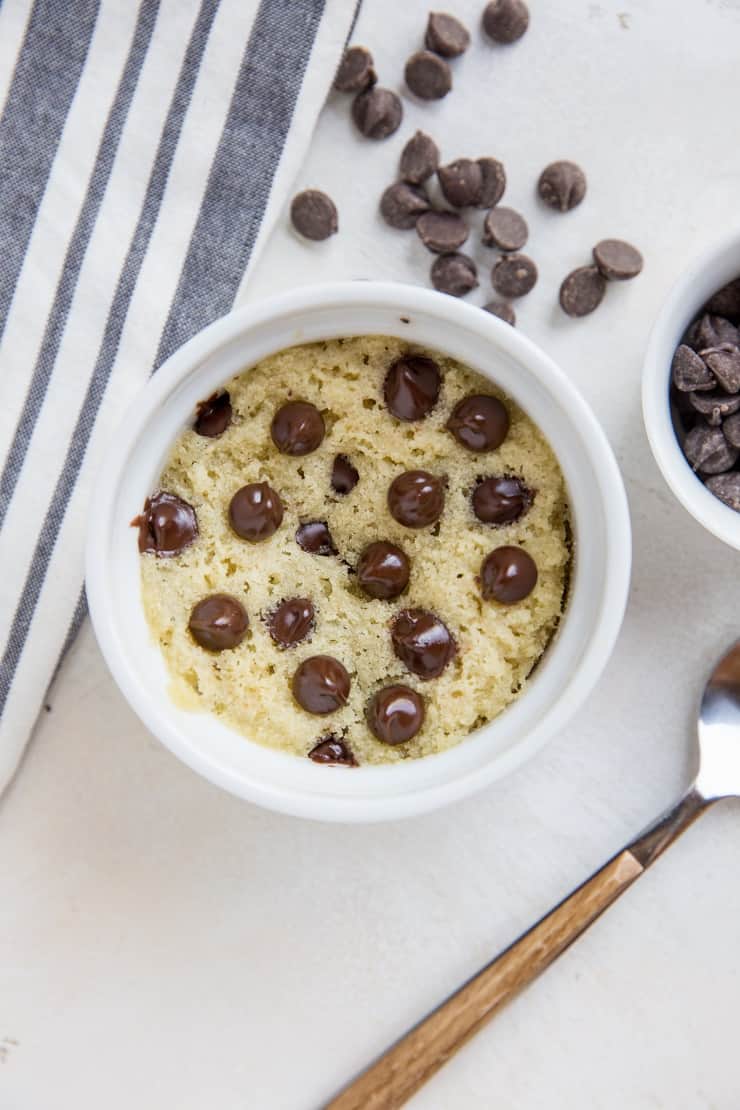 Grain-Free Keto Mug Cake - a low-carb single-serve cake recipe