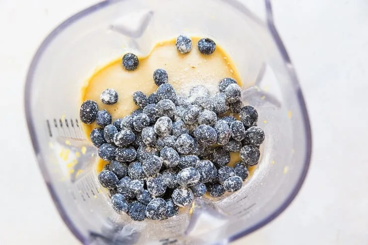 How to make paleo blueberry lemon bread