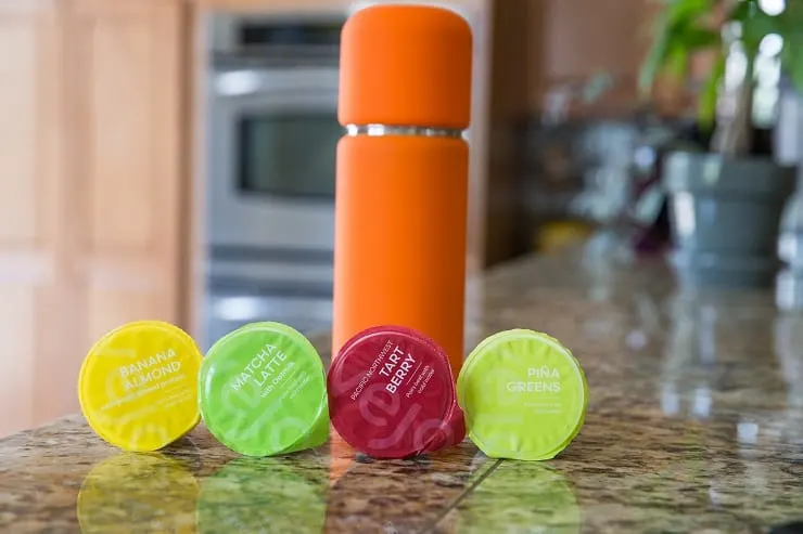 Vejo Review - a portable pod-based blender for chilled smoothies and beverages