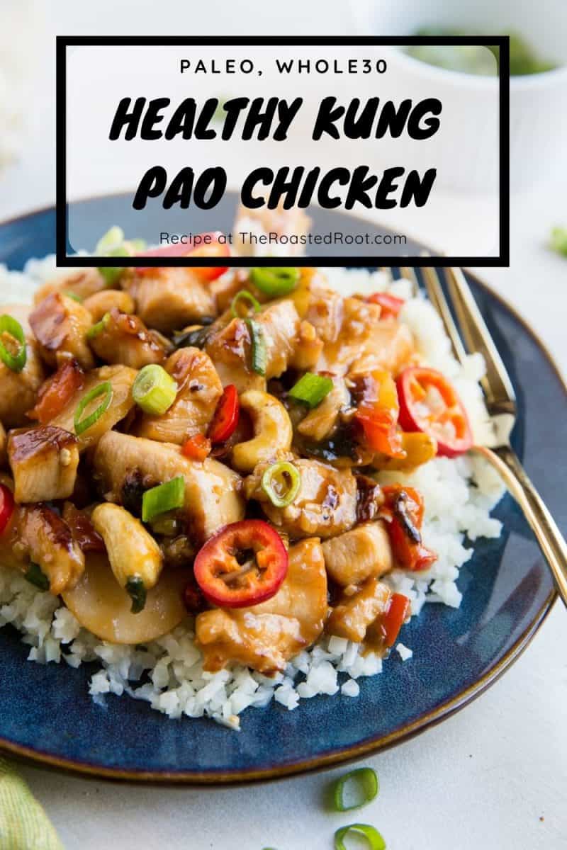 Paleo Kung Pao Chicken - grain-free, refined sugar-free, soy-free variation of Kung Pao Chicken for a fresh, better-than-takeout experience! #paleo #whole30 #chickenrecipe #dinner