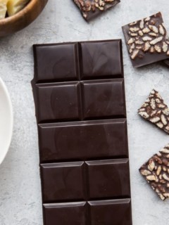 How to Make Chocolate - Homemade dark chocolate bars or milk chocolate bars using cocoa powder. Only a few ingredients needed to make homemade chocolate! Vegan, paleo, dairy-free, lots of sweetener options