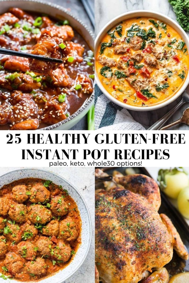 25 Healthy Instant Pot Recipes - paleo, whole30, keto, low-carb, gluten-free, healthy easy dinner recipes