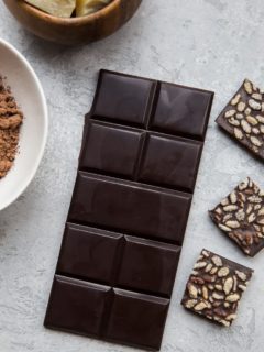 How to Make Chocolate - a tutorial on making homemade dark chocolate or milk chocolate using a few basic ingredients. Vegan, paleo, dairy-free, refined sugar-free