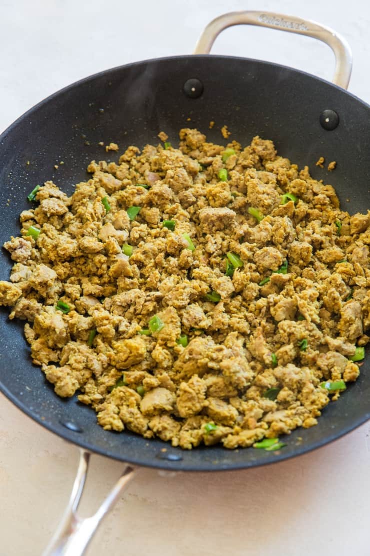 Turmeric Ginger Ground Turkey Bowls - whole30, paleo, AIP, keto, low-carb, low-fodmap, healthy and delicious!