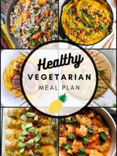 Vegetarian Meal Plan October 2020