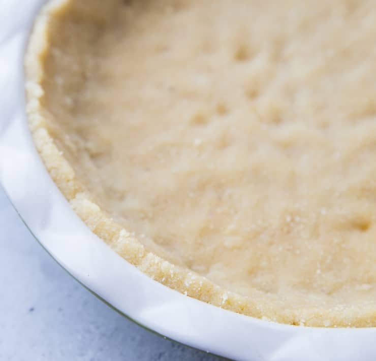 Press paleo pie crust dough into an even layer