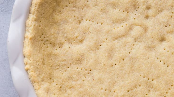 Almond Flour Pie Crust - keto, paleo, grain-free, dairy-free, and delicious! This pie crust recipe holds together very well and tastes just like regular pie crust