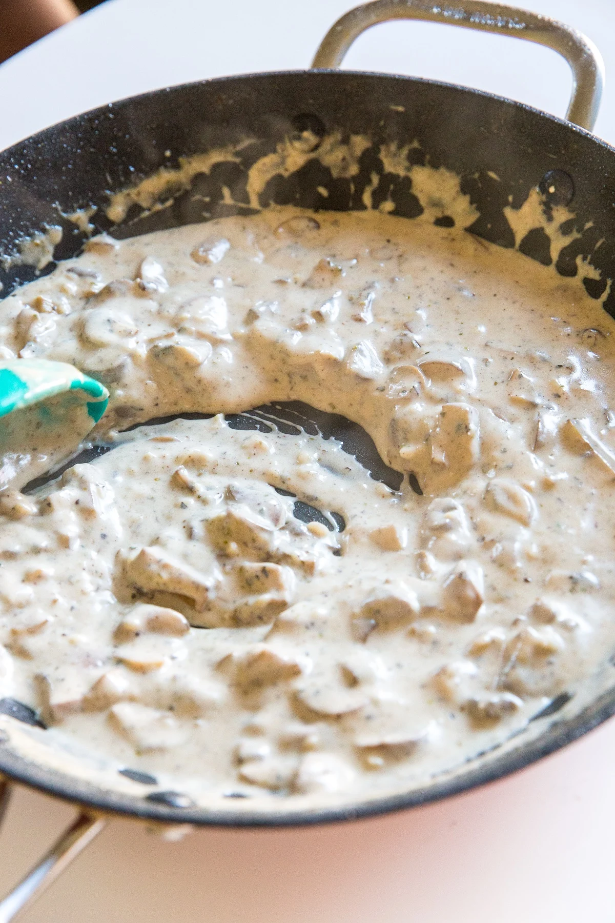 Creamy mushroom sauce for casserole