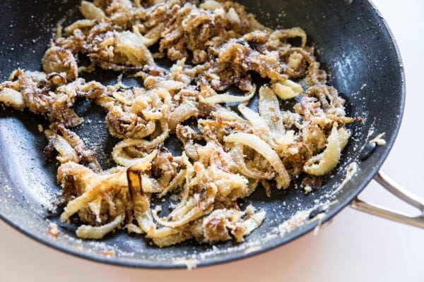 Crispy green bean topping for green bean casserole