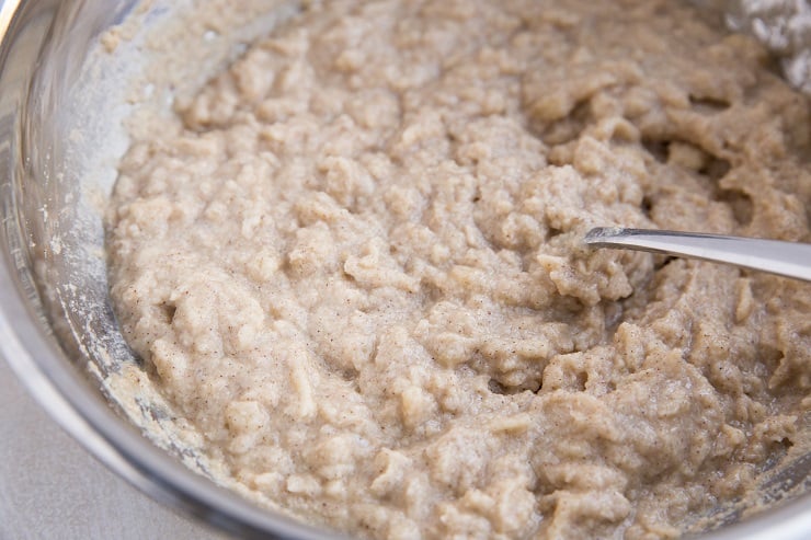 Apple cinnamon muffin batter