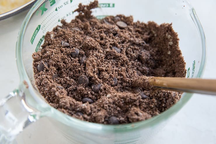 dry ingredients for paleo banana breakfast cake