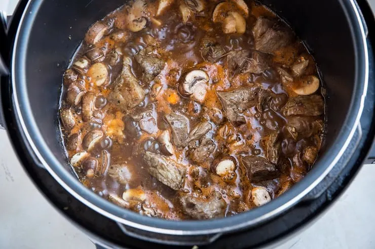 Add everything to the Instant Pot to pressure cook