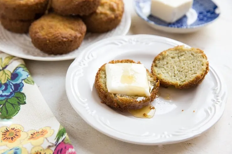 Low-Carb Biscuits made with coconut flour - nut-free, grain-free, gluten-free, paleo and healthy