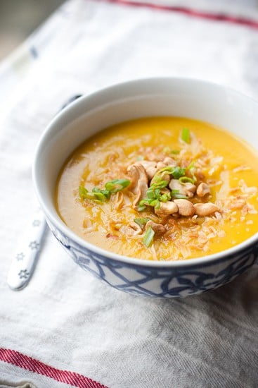 Indian-Inspired Butternut Squash Soup - paleo, whole30, healthy
