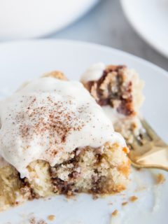 Dairy-Free Gluten-Free Cinnamon Rolls with easy frosting - a healthier cinnamon roll recipe