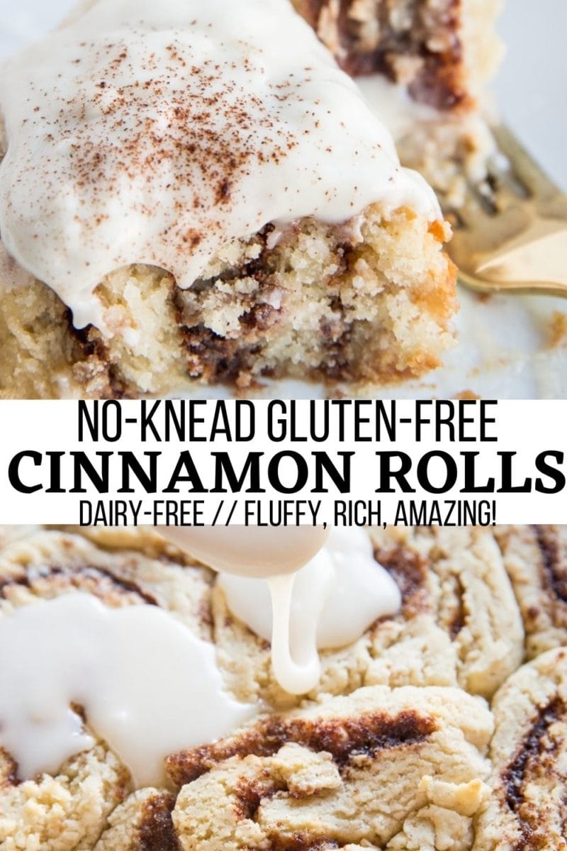 Dairy-Free Gluten-Free Cinnamon Rolls Recipe - fluffy, rich, amazing!