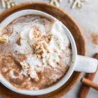 Keto Hot Chocolate Recipe (with a paleo option) - dairy-free, sugar-free, low-carb hot cocoa