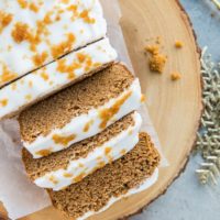 Keto Gingerbread Loaf - low-carb gingerbread made with almond flour, coconut flour and sugar-free sweetener. Dairy-free, sugar-free, warmly-spiced and inviting!