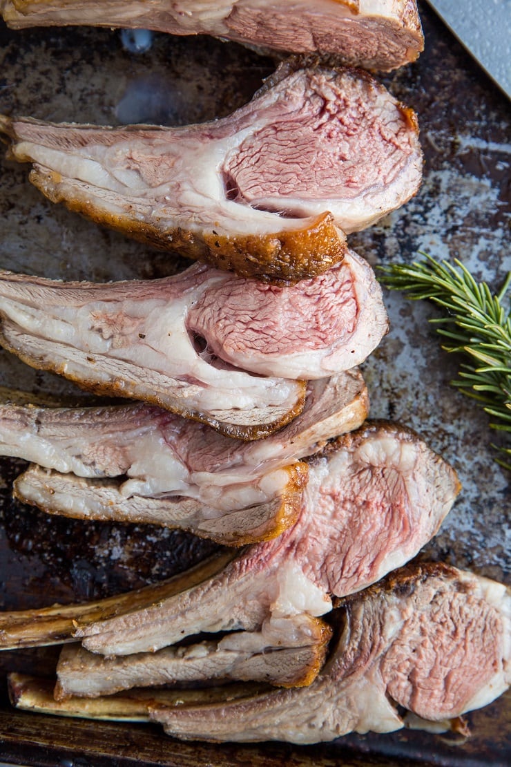 How to make the perfect rack of lamb by using cast iron for searing and oven for roasting