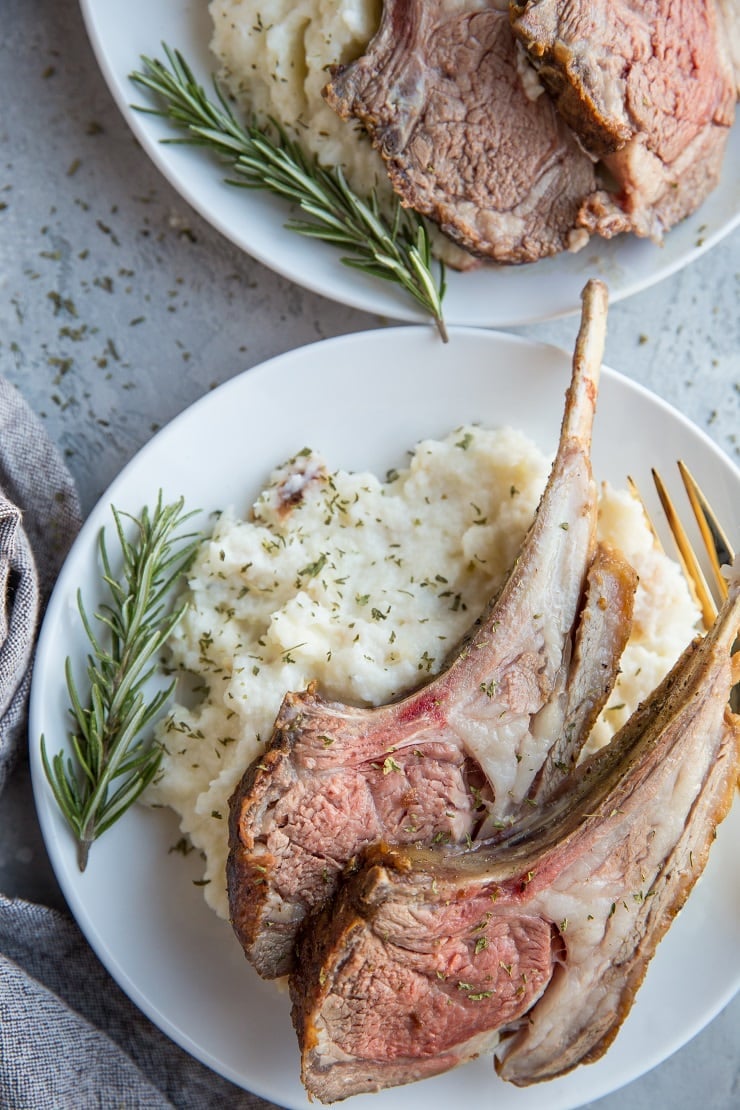 Easy Lamb Chops Recipe from Rack of Lamb - how to make a rack of lamb in the oven