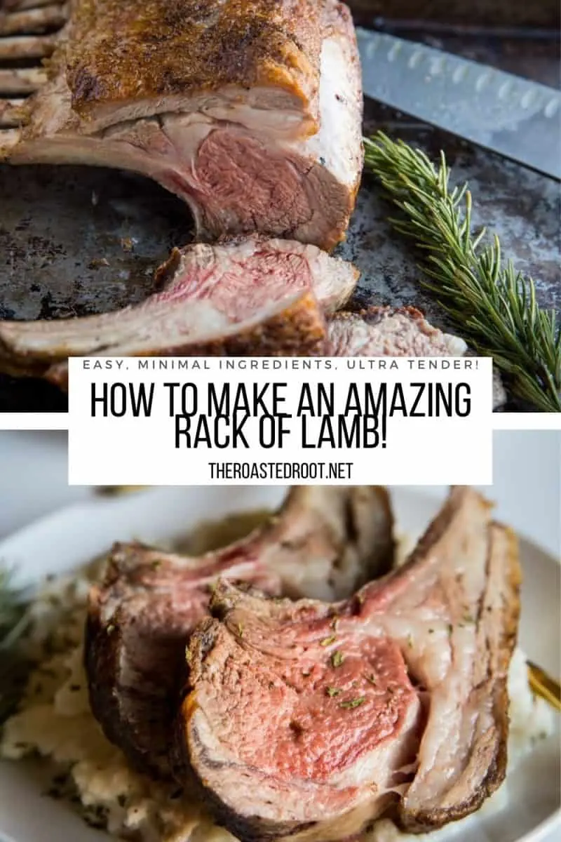 Rack of Lamb Recipe - how to make THE BEST rack of lamb with perfect crispy outside and tender inside! You'll never believe how easy it is to make rack of lamb!