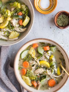 Rotisserie Chicken Soup - the easiest, quickest chicken soup recipe in all the land