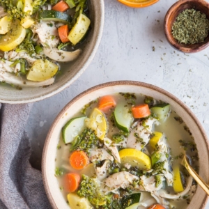 Rotisserie Chicken Soup - the easiest, quickest chicken soup recipe in all the land